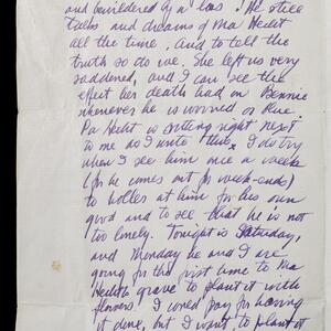 a page of handwritten text