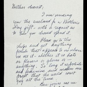 a page of handwritten text