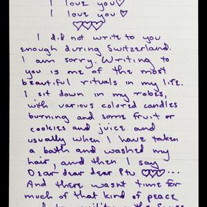 a page of handwritten text