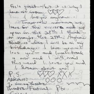 a page of handwritten text