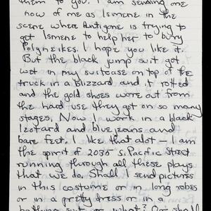 a page of handwritten text