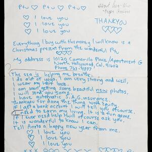 a page of handwritten text