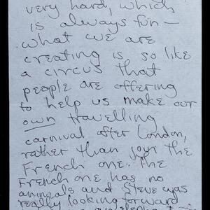 a page of handwritten text
