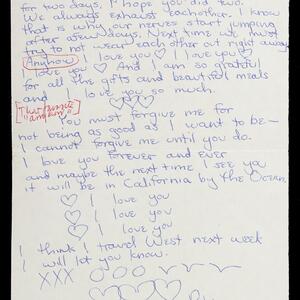 a page of handwritten text
