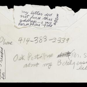 a page of handwritten text