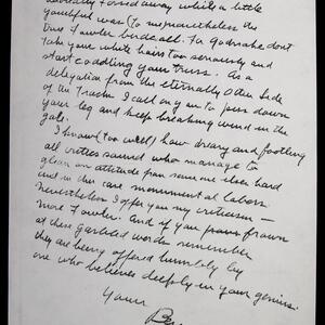 a page of handwritten text