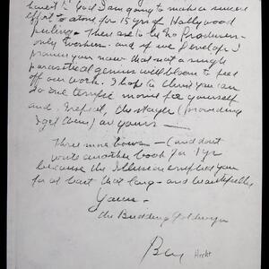 a page of handwritten text