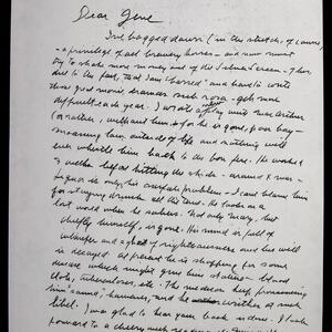 a page of handwritten text