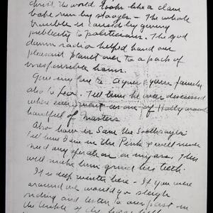 a page of handwritten text