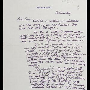 a page of handwritten text