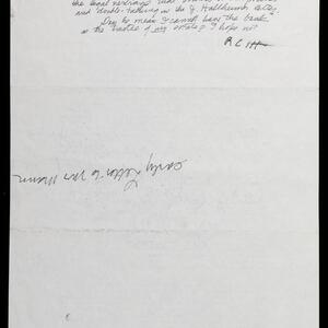 a page of handwritten text