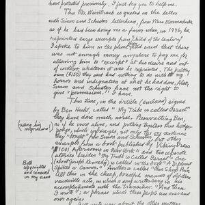 a page of handwritten text