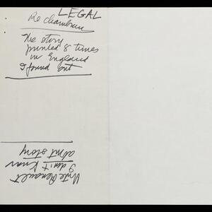 a page of handwritten text