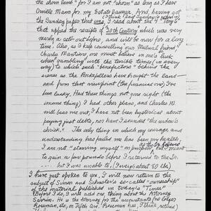 a page of handwritten text
