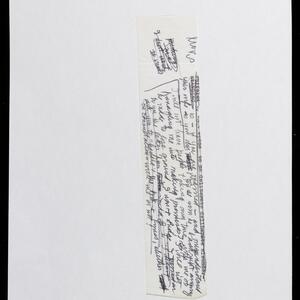 a page of handwritten text