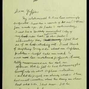 a page of handwritten text