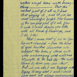 a page of handwritten text