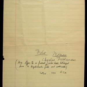 a page of handwritten text