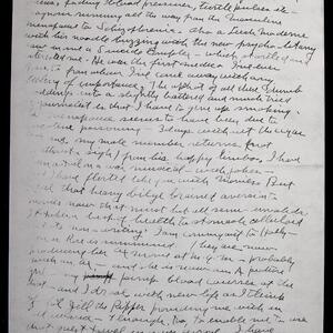 a page of handwritten text