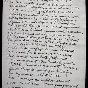 a page of handwritten text