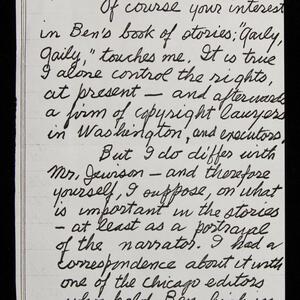 a page of handwritten text