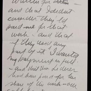 a page of handwritten text