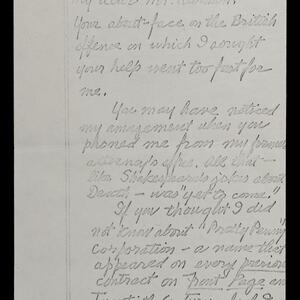 a page of handwritten text