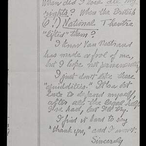 a page of handwritten text