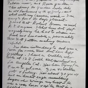 a page of handwritten text