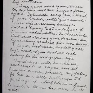 a page of handwritten text