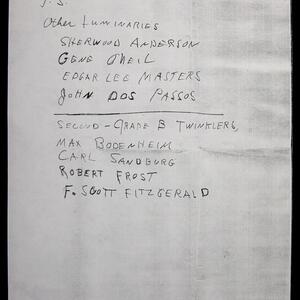 a page of handwritten text