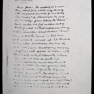 a page of handwritten text