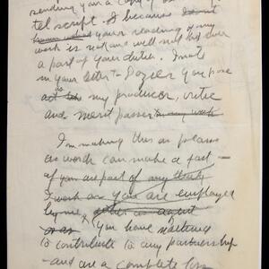 a page of handwritten text