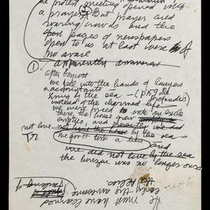 a page of handwritten text