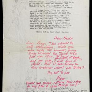 a page of handwritten text