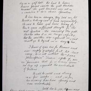 a page of handwritten text