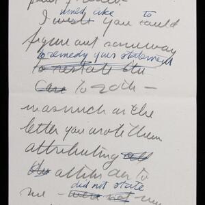 a page of handwritten text