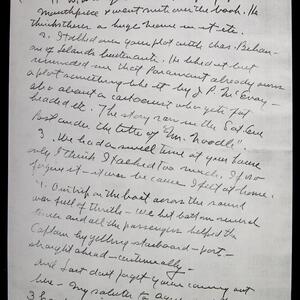 a page of handwritten text