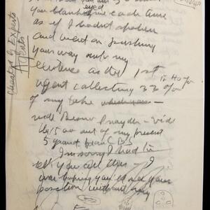 a page of handwritten text