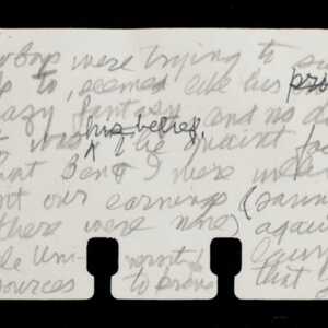 a page of handwritten text