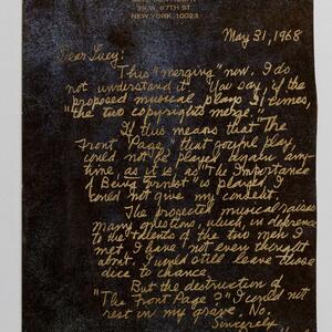 a page of handwritten text