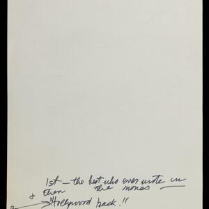 a page of handwritten text