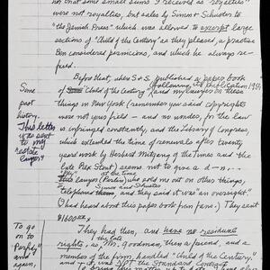 a page of handwritten text