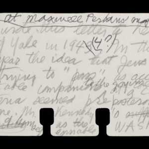 a page of handwritten text