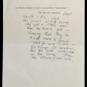 a page of handwritten text