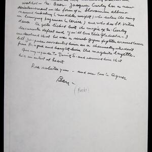 a page of handwritten text