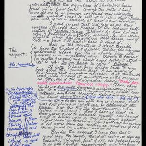 a page of handwritten text