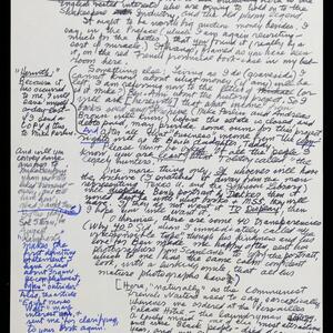 a page of handwritten text