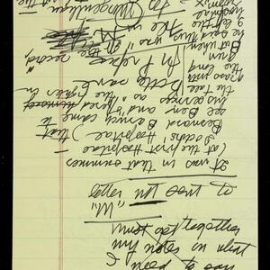 a page of handwritten text