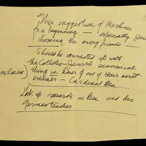 a page of handwritten text